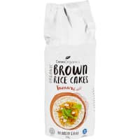 ceres organics rice cakes brown tamari 110g