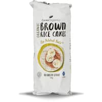 ceres organics rice cakes brown no added salt 110g