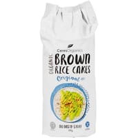 ceres organics rice cakes brown with salt 110g