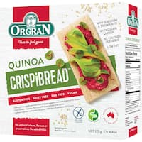 orgran crispibread crispbread quinoa 125g