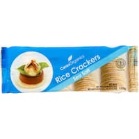 ceres organics rice crackers sea salt 100g