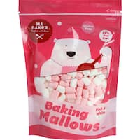 ma baker marshmallows pink & white 150g