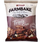 arnotts farmbake cookies triple chocolate 350g