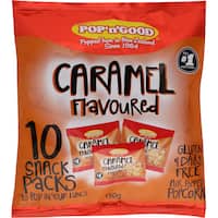 pop n good popcorn caramel 150g 10pk