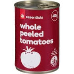 essentials tomatoes whole peeled 400g