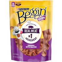 beggin strips dog treats bacon 170g