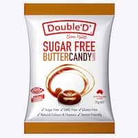 double d sweets sugar free butter candy 70g
