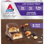 atkins endulge nutrition bar caramel nut 5pk
