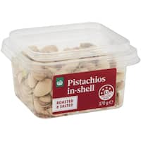 snack pots pistachios roasted salted kernels 170g