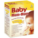 baby mum mum teething rusks banana rice 36g 9pk