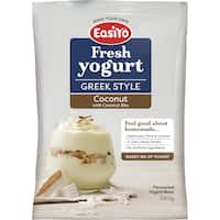 easiyo yoghurt base greek n coconut bits 240g