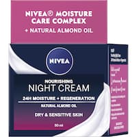 nivea daily essentials rich night cream dry & sensitive skin 50mL