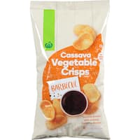 countdown cassava vegetable crisps bbq 150g
