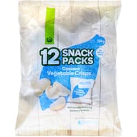 countdown cassava vegetable crisps original 144g 12pk