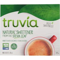 truvia sugar substitute stevia sachets 80pk