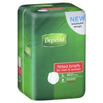 depend fitted briefs large 8 pack