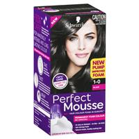 schwarzkopf perfect mousse 1-0 black