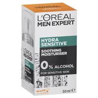 l'oreal men expert hydra sensitive moisturiser cream 50ml