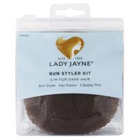 lady jayne 15002dk bun styler dark small medium