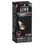 schwarzkopf live salon permanent 1.0 black