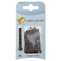 lady jayne bobby pins, brown, 4.5 cm, pk25