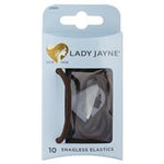 lady jayne snagless thick elastics, brown, pk10