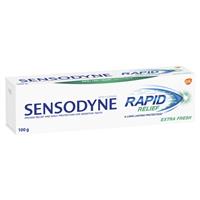 sensodyne sensitive teeth pain rapid relief extra fresh toothpaste 100g