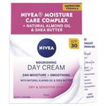 nivea visage light moisturising day creme spf30+ dry sensitive 50ml