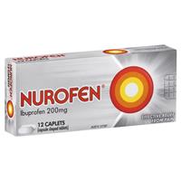 nurofen ibuprofen pain & inflammation 12 caplets