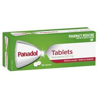 panadol paracetamol pain relief tablets 500mg 50