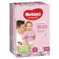 huggies jumbo walker girl 64 pack