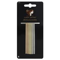 lady jayne 17081 large metallic single slides 6 pack