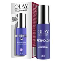 olay regenerist retinol 24 night serum fragrance free 30ml
