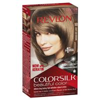 revlon colorsilk 50 light ash brown