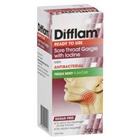 difflam ready to use sore throat gargle 200ml