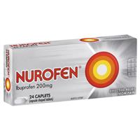 nurofen ibuprofen pain & inflammation relief 24 caplets