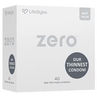 lifestyles zero condoms 40 pack