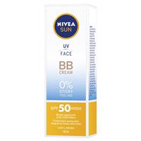 nivea sun spf 50+ uv face bb cream 50ml