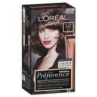 l'oreal paris preference permanent hair colour - 4.15 rome (intense, fade-defying colour)