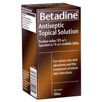 betadine antiseptic topical solution 100ml
