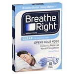 breathe right nasal strips clear large 10 pack