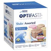 optifast vlcd shake assorted pack 10 x 53g