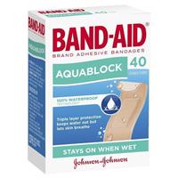 band-aid aquablock sterile strips 40 pack