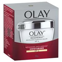 olay regenerist advanced anti-ageing revitalising hydration face cream spf15 50g
