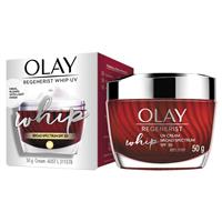 olay regenerist whip uv spf face cream moisturiser 50g
