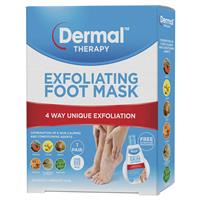 dermal therapy exfoliating foot mask 1 pair