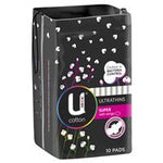 u by kotex cotton super pad 10