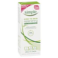 simple kind to skin rich moisturiser replenishing 125ml