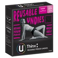 u by kotex resuable brief sup size 6-8