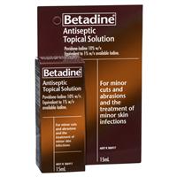 betadine antiseptic topical solution 15ml
